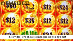 Slot video: Trò chơi slot hiện đại, đồ họa đẹp mắt